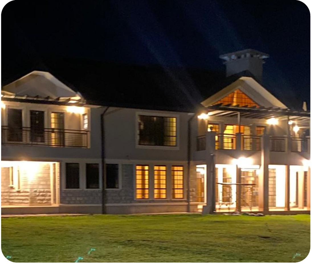 Completed residential electrical and exterior lighting project